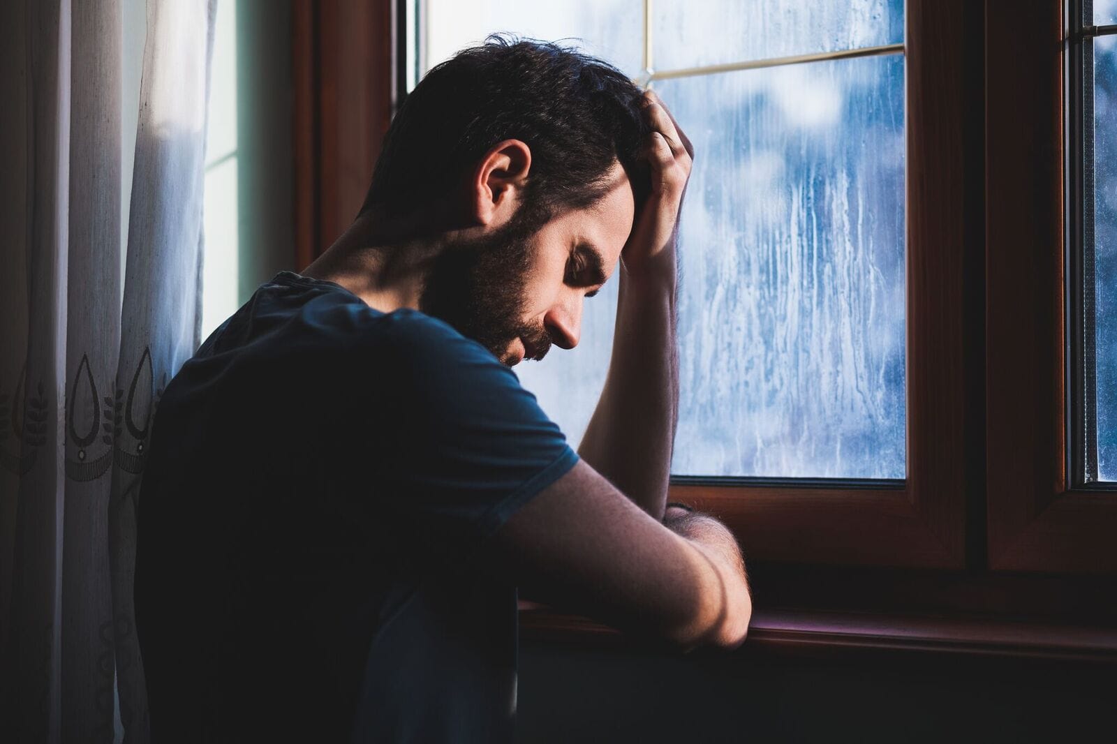 Male sad